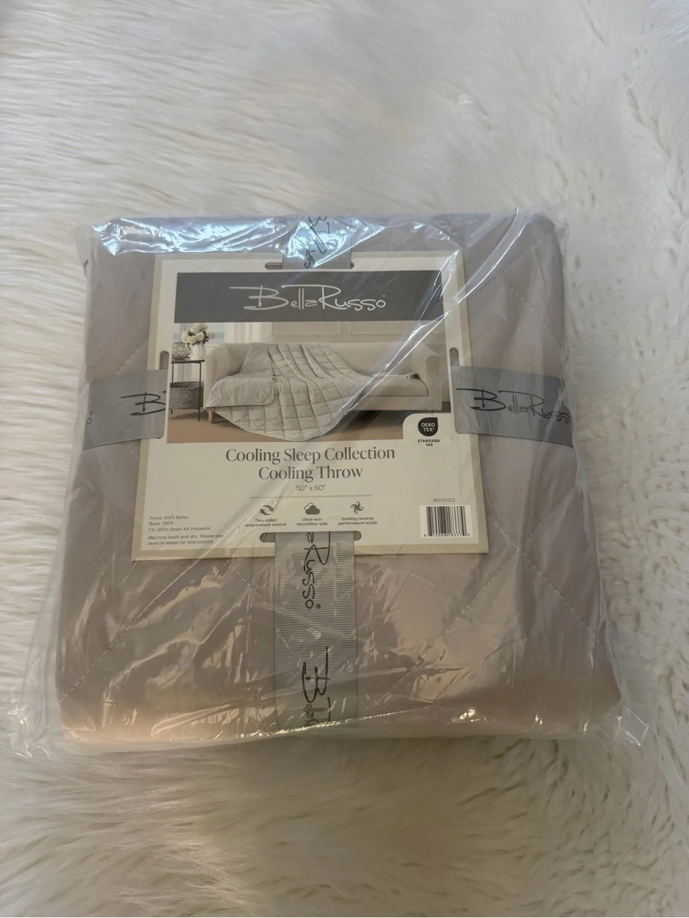 Cooling Sleep Collection Cooling Throw - Taupe